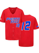 Men's Baseball Jersey Puerto Rico -