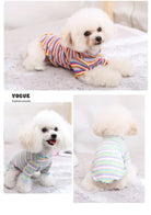 Dress your puppy in style with this cute and cozy vest T-shirt—perfect for keeping your furry friend comfortable and fashionable! -