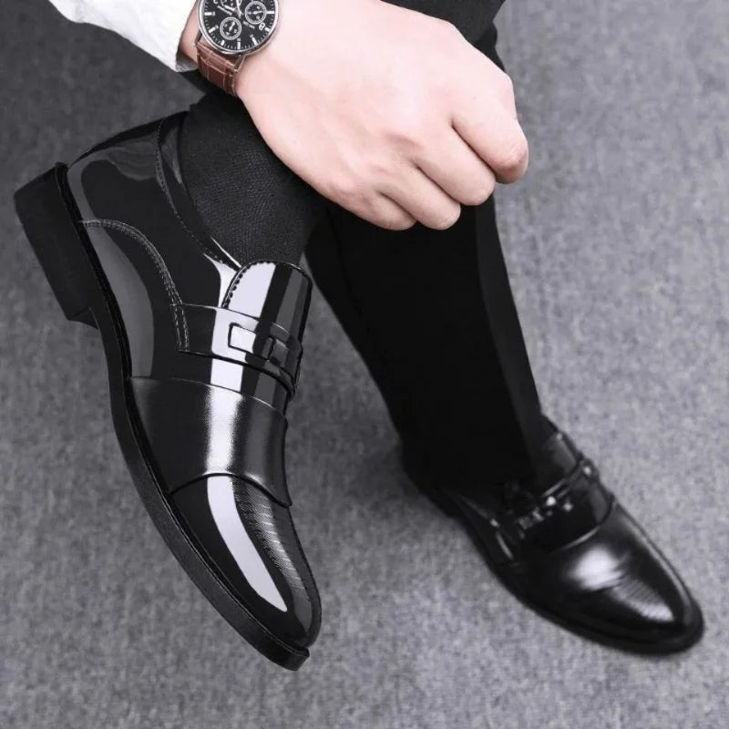 Step up your style with these luxury leather shoes for men—an elegant and premium choice for a sophisticated look! -