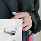 Sterling Silver Hollow Out Rings -