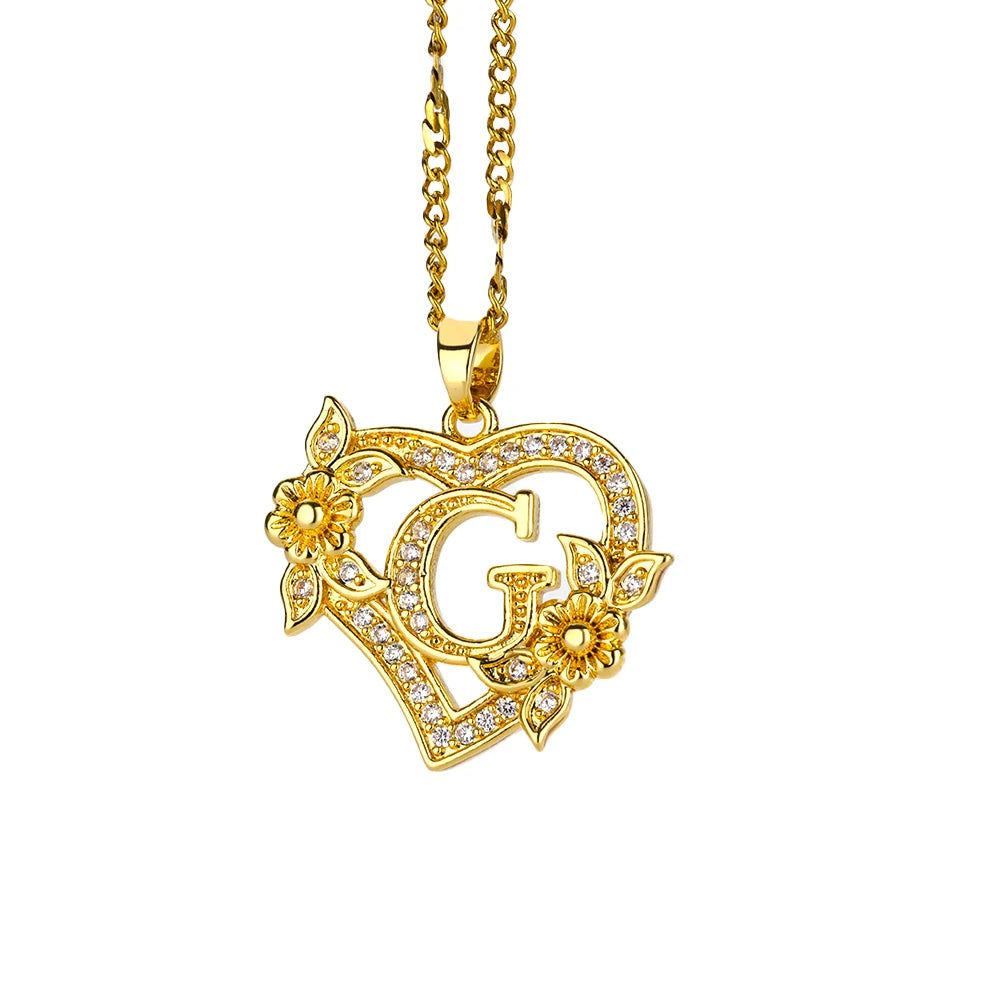 Initial Letter Necklaces -