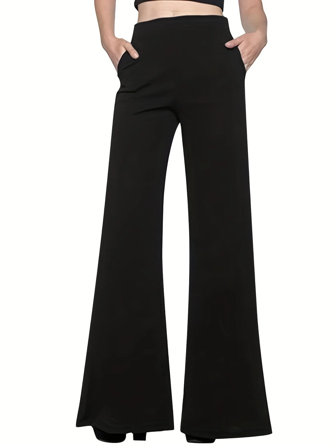 Plus-size flared pants -