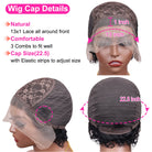 Achieve a natural look with this lace frontal short kinky curly bob wig. Made from Brazilian water wave hair, this trendy hairstyle is perfect for a stylish and fashionable appearance. -