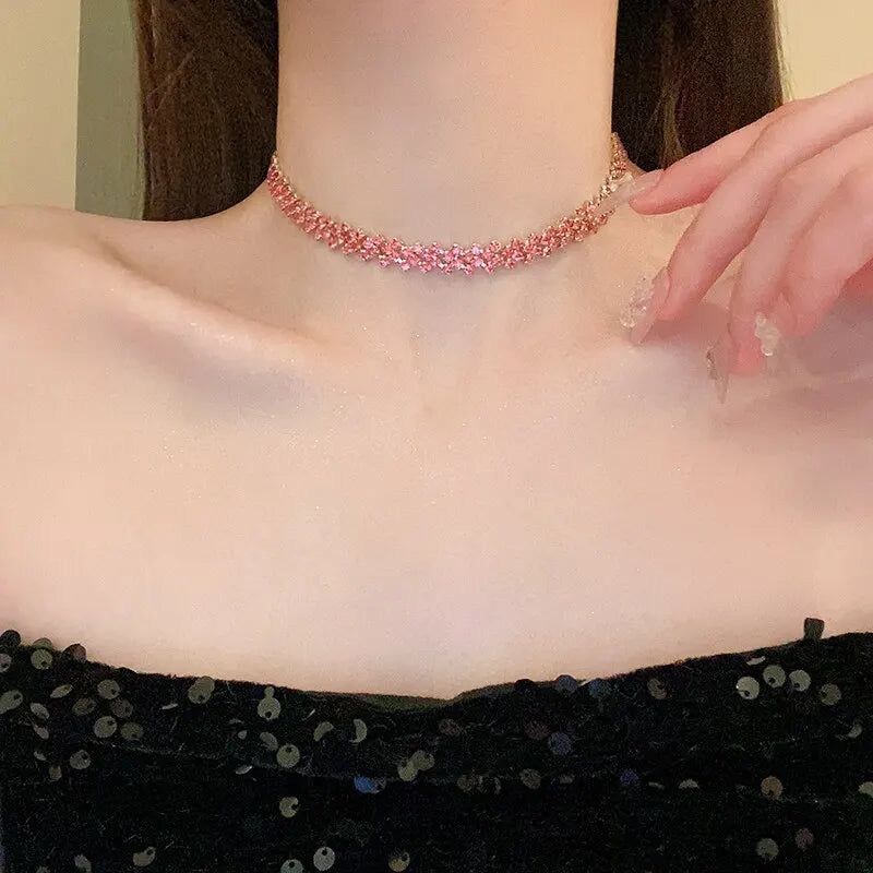 Rhinestone Choker -