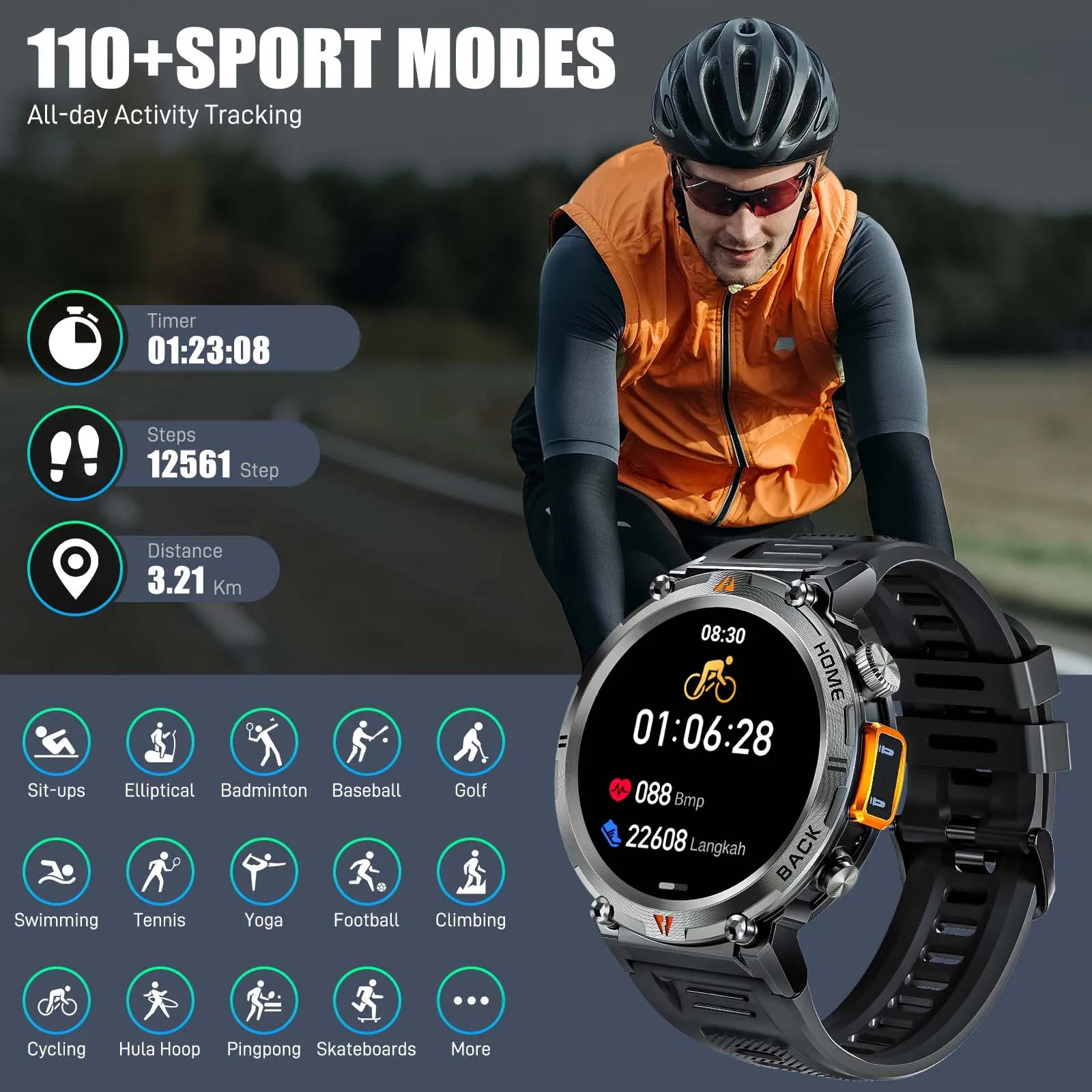Smart watch for Men -