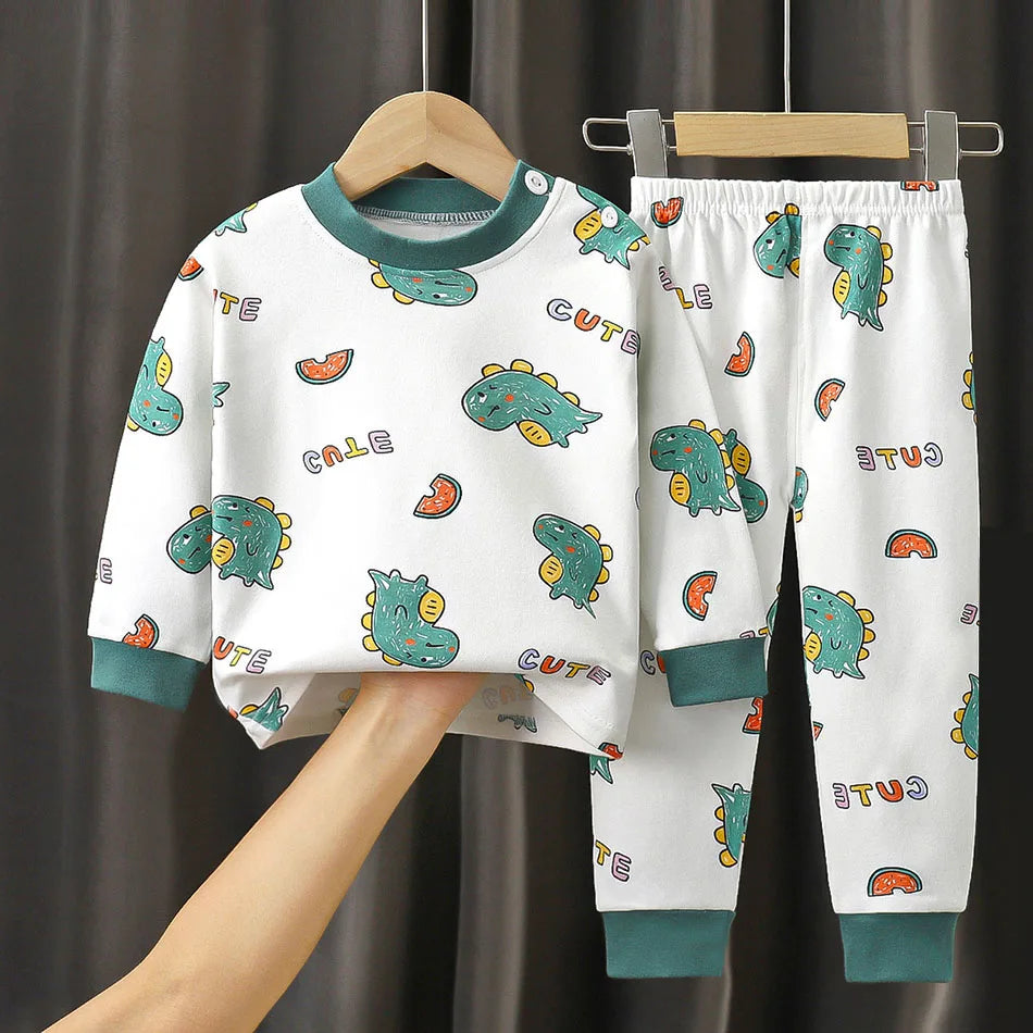Cotton Children Pajamas Sets (Unisex) -