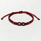 26 Alphabet Initials Heart Bracelet -