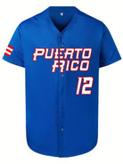 Men's Baseball Jersey Puerto Rico -
