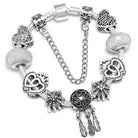 Pink Heart To Heart Beads Charm Bracelets -