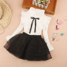 Teenage Girls Clothes Autumn Kids Blue Stripe Blouses Turn-down Collar Full Sleeve Shirt Children Cotton Tops School Girl Blouse -
