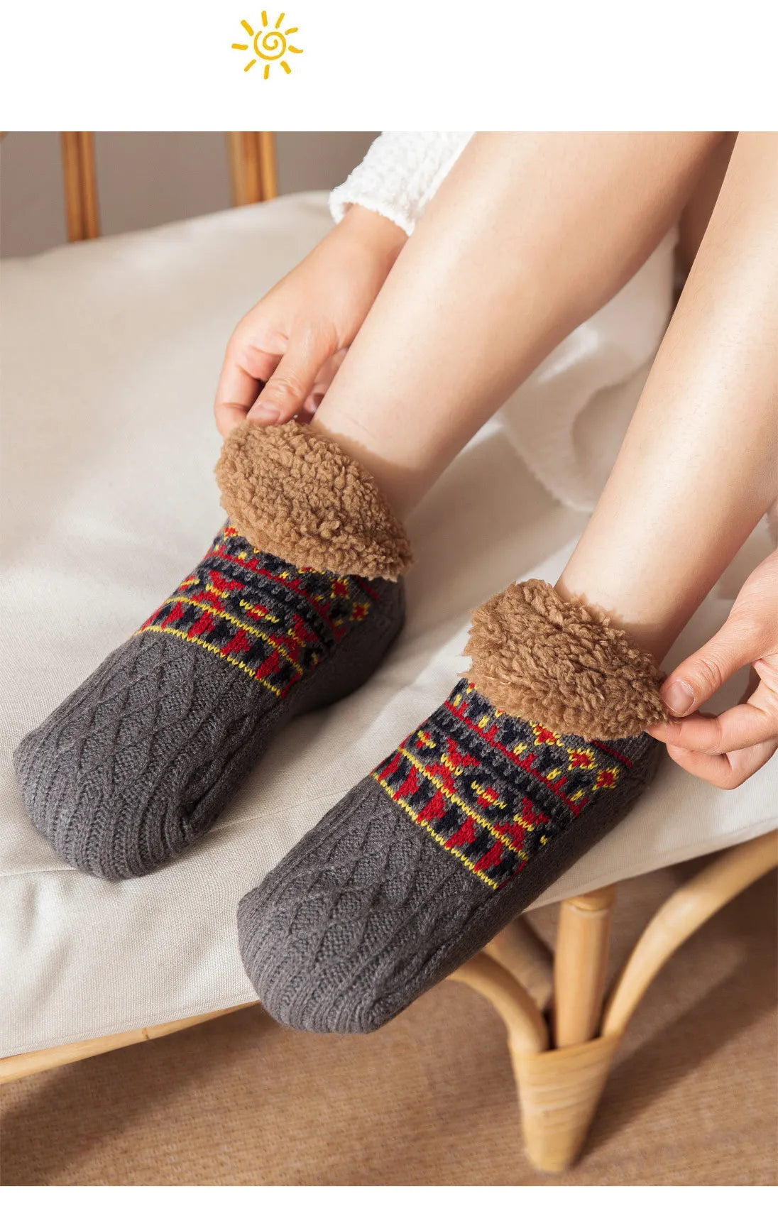 Super Warm Winter Non-slip Floor Socks (Unisex) -
