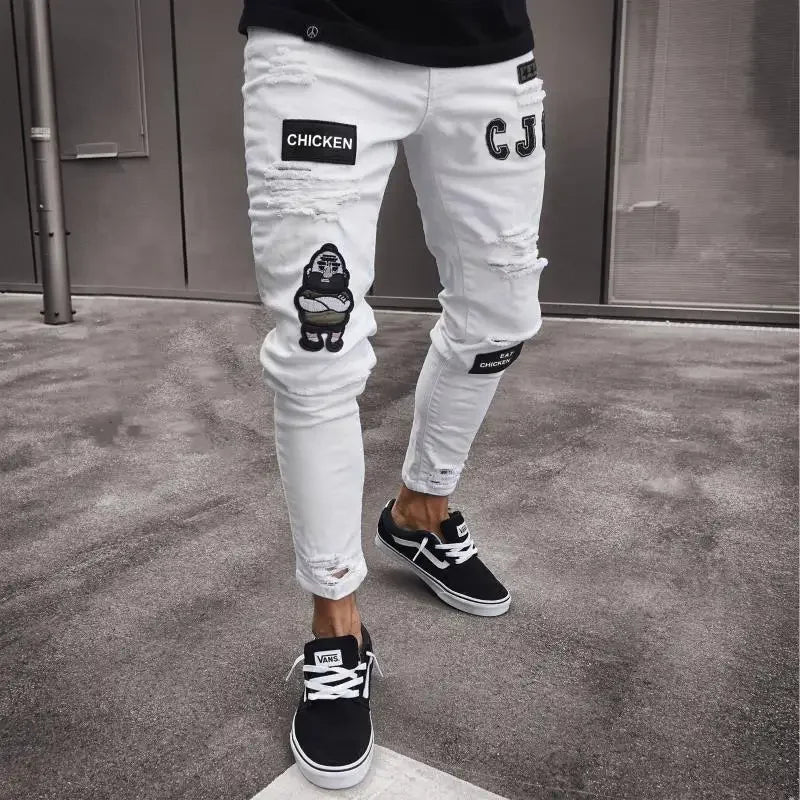 Ripped Jeans Men -
