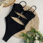 One-Piece Swimwear Summer Bathing Suit Women On Holiday New Swimsuit Bathing Suit Splice Color Beachwear Bikini -