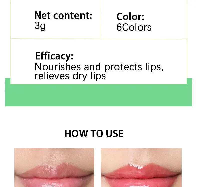 Lip Gloss Waterproof Long-term Moisturizing Non-stick Cup Non-fading Liquid Green Packaging Lip Gloss Cosmetics -