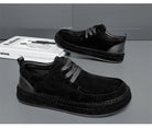 Men's Shoes Are Fashionable Brown Casual Shoes Made of Durable Suede Material Comfortable Walking Shoes Suitable for Daily Wear -