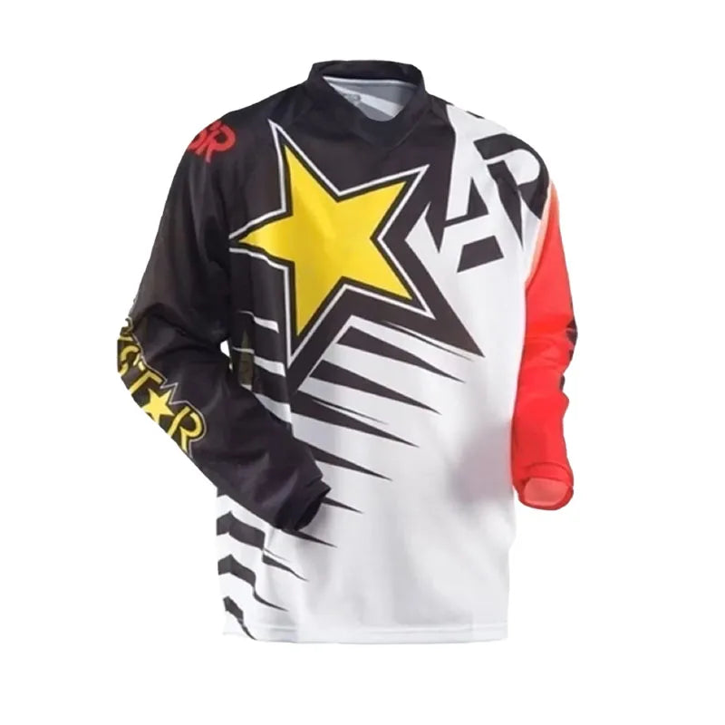 Bike Jersey T-Shirt For Motocross Unisex Bike Road Bicycle Motorcycle BMX ATV MTB Enduro -