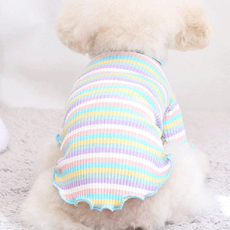 Dress your puppy in style with this cute and cozy vest T-shirt—perfect for keeping your furry friend comfortable and fashionable! -