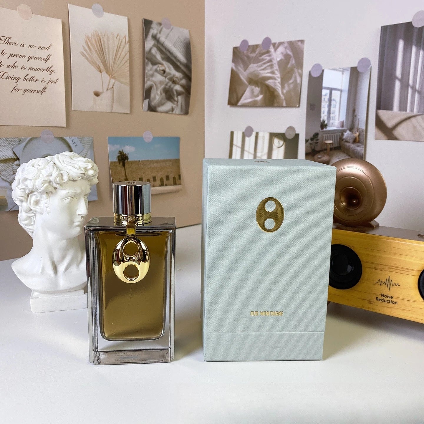 Men's Eau de Toilette 100ml, Spicy Woody Amber Scent, Long Lasting Fragrance, Elegant Gift Box, Day to Night Wear -