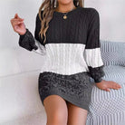 Women's Knitted Sweater Dress -