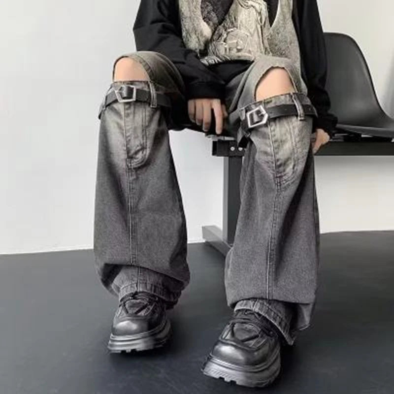 Men's Jeans Vintage Ripped Jeans -