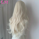 Elevate your style with this 38-inch long ombre brown, red, and blonde highlight straight lace front wig. Perfect for a chic and trendy look, this wig offers versatility and glamour for various occasions. -