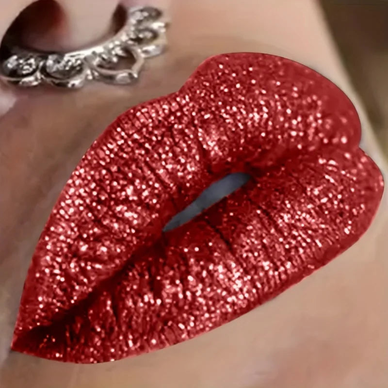 Shiny lipstick -