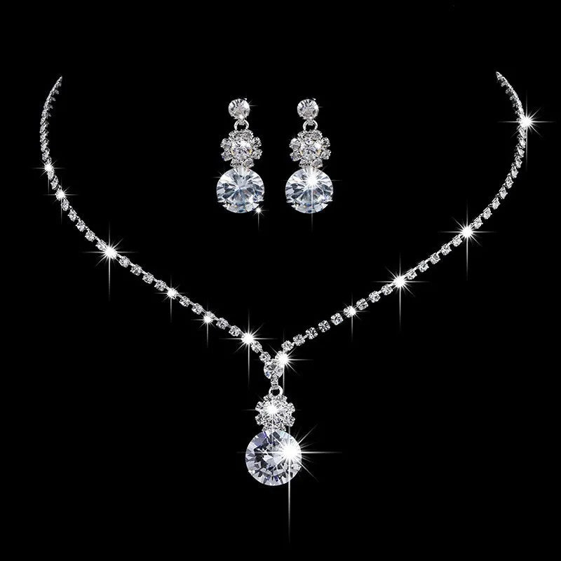 Women's Necklace Earring Set -