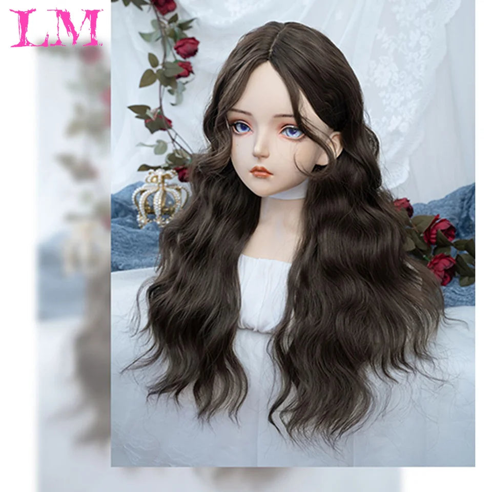 Elevate your style with this 38-inch long ombre brown, red, and blonde highlight straight lace front wig. Perfect for a chic and trendy look, this wig offers versatility and glamour for various occasions. -