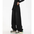 Embrace timeless style with these female classic retro high-waist baggy jeans—perfectly combining comfort and vintage flair! -
