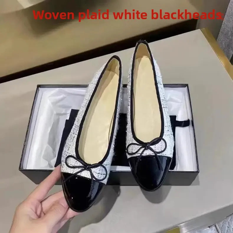 Women's Flat Shoes Knot Design -