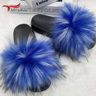 Faux Fur Slippers Women -