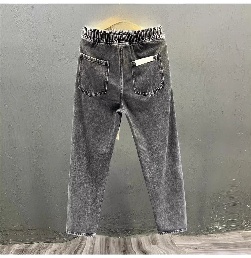 Men's Casual Loose Straight Leg Jeans -