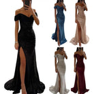 Dazzle in style with this sequin pleated maxi dress featuring short sleeves and a waist-tight silhouette—perfect for showcasing sophistication and glamour! -