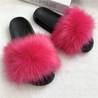 Faux Fur Slippers Women -