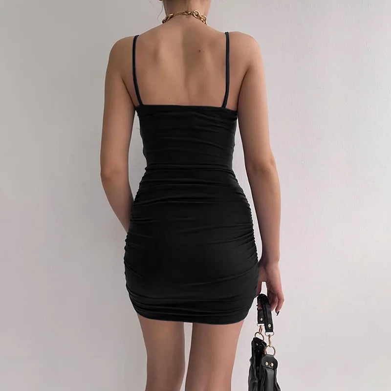 Spaghetti Strap Dress Women -