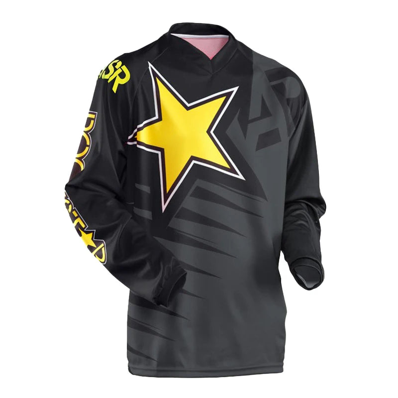 Bike Jersey T-Shirt For Motocross Unisex Bike Road Bicycle Motorcycle BMX ATV MTB Enduro -