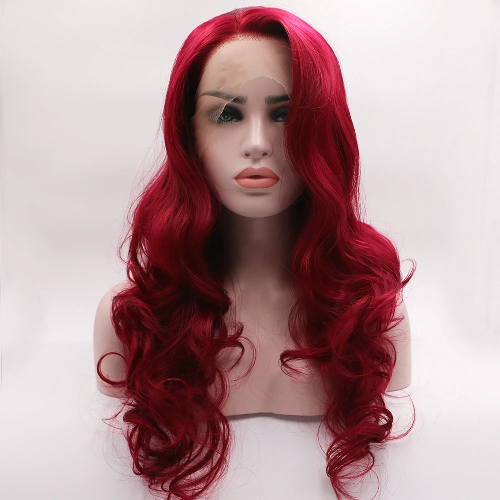 Make a statement with this purple and blonde loose wave 13x4 lace front wig—vibrant, stylish, and designed for a natural, flawless look! -