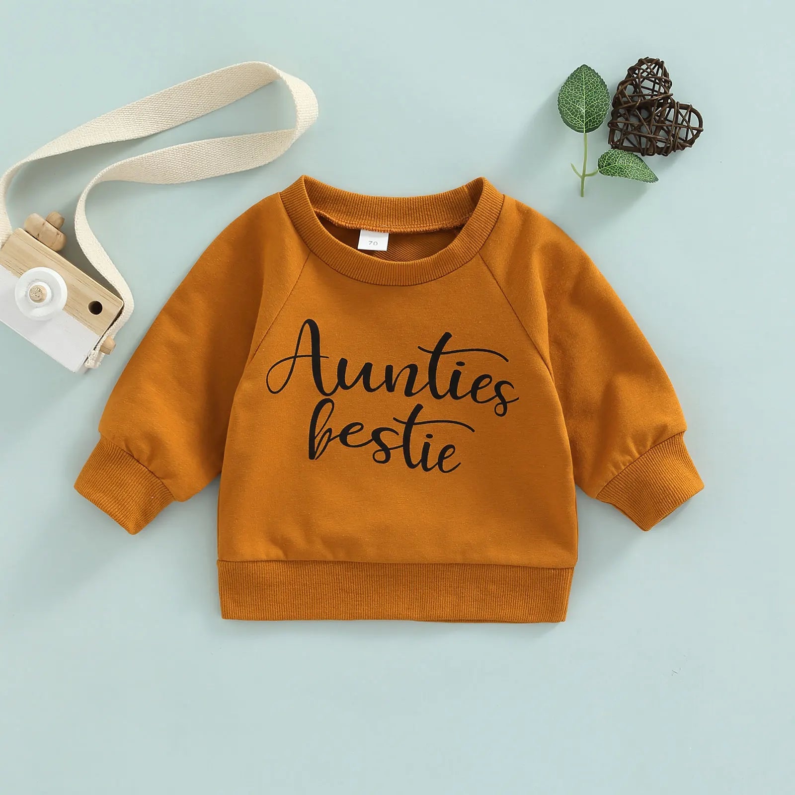 Citgeett Autumn Infant Baby Girls Boys Sweatshirts Letter Print Long Sleeve Pullovers Spring Casual Tops Clothes -