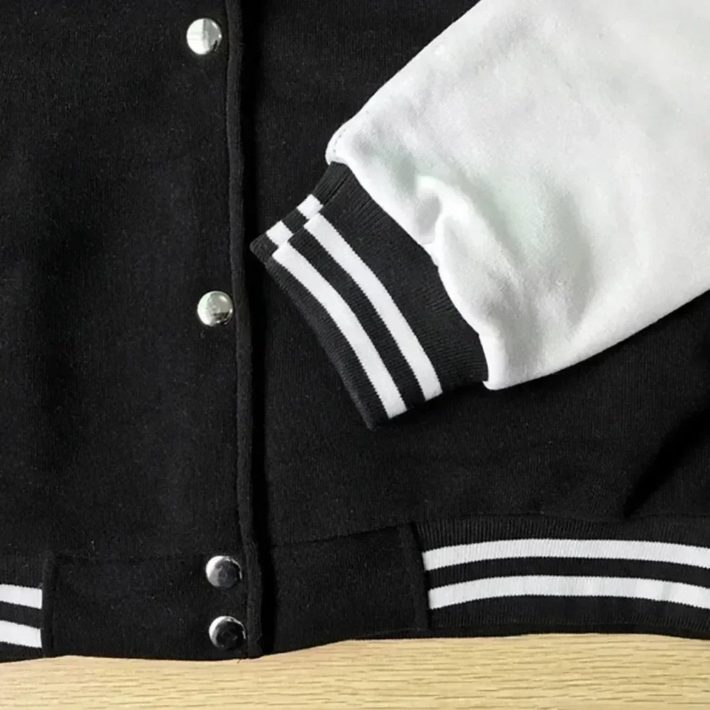 Get a trendy look with this anime baseball jacket (Unisex) -