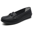 Shoes Women 2025 New Loafers Slip On Flats Leather Shoes Woman Comfortable Flat Shoes Women White Zapatos Mujer Women's Footwear -