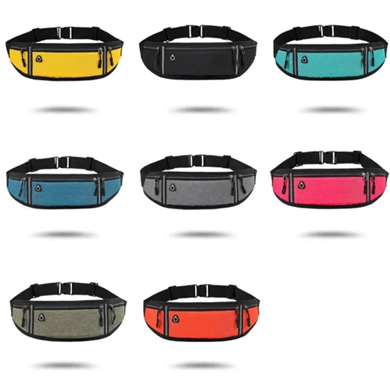 Stay hands-free and organized with this multifunctional waist pack for both men and women. Ideal for running or sports, this sport bag provides convenience and practicality for all your essentials on the go! -