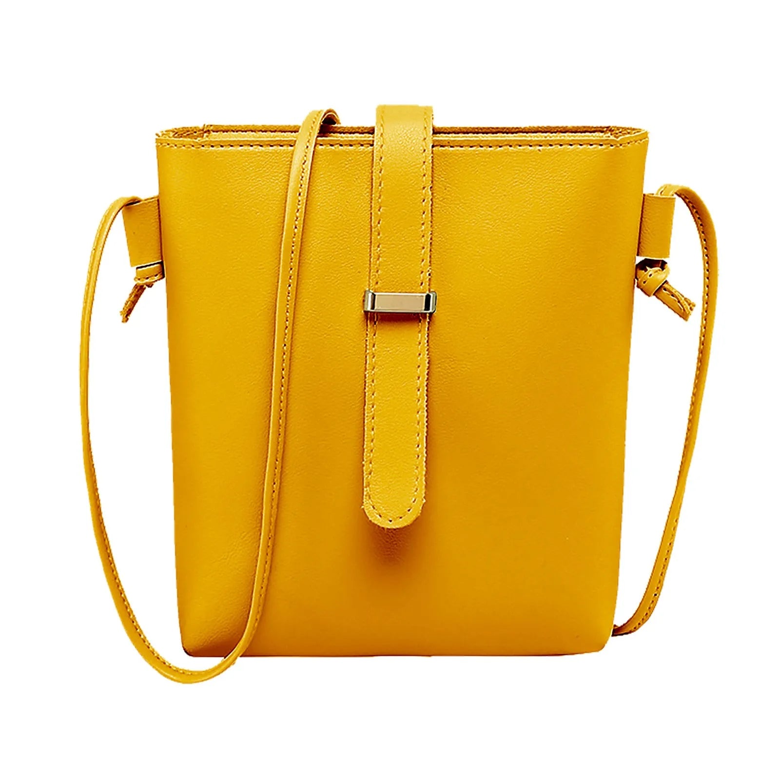 Stay on trend with this fashionable drawstring lady bag, featuring a stylish cross-border design and casual letter detail. Perfect for adding a chic and trendy touch to your outfit! -