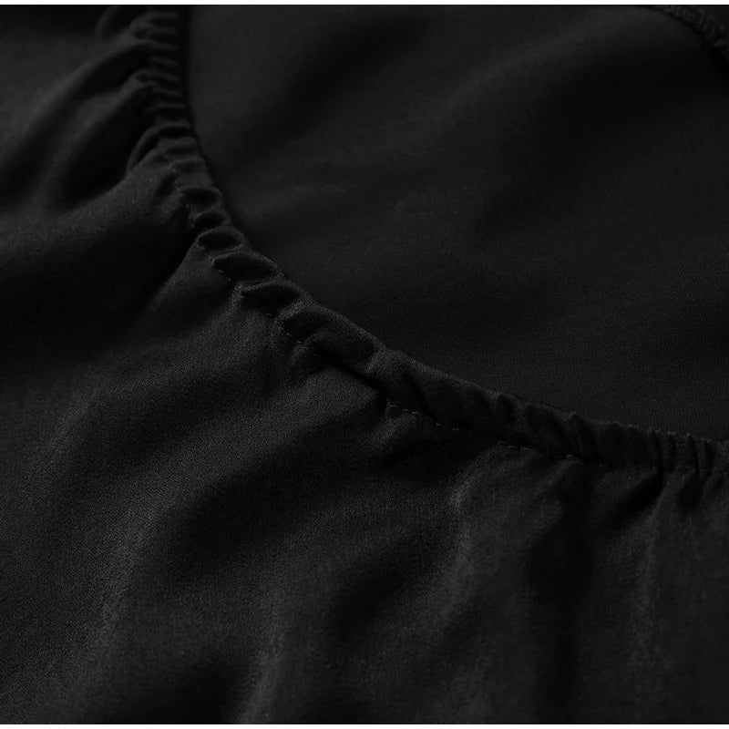 Elegant Ribbon Halter Dress -