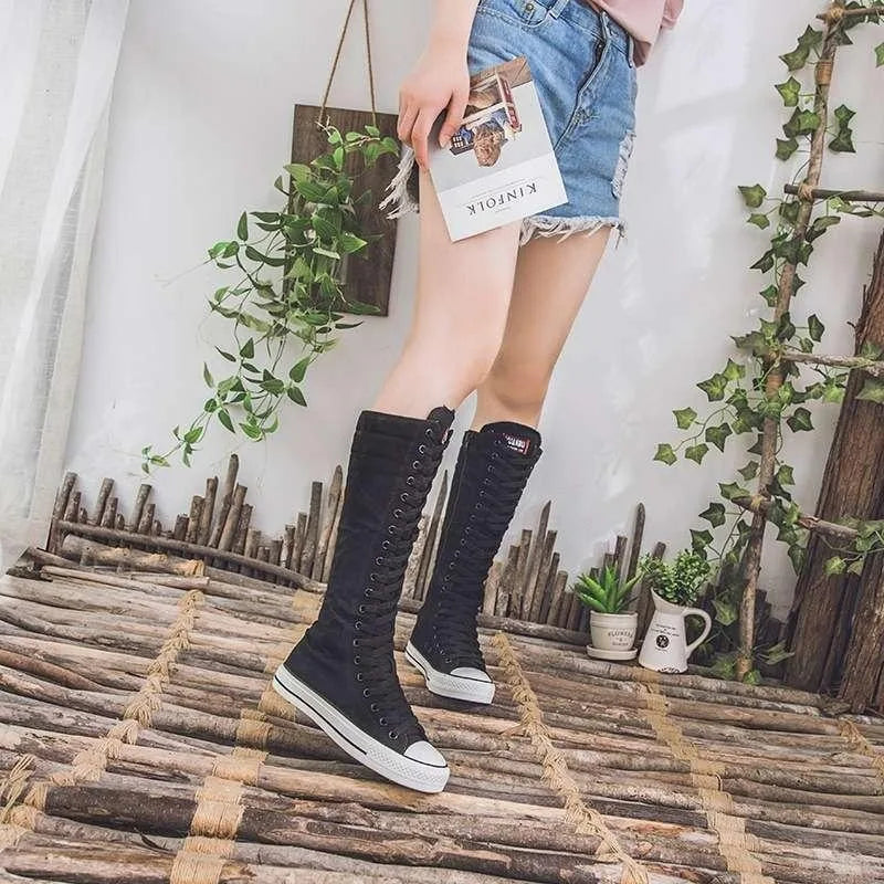 High Top Boot Lace-Up -