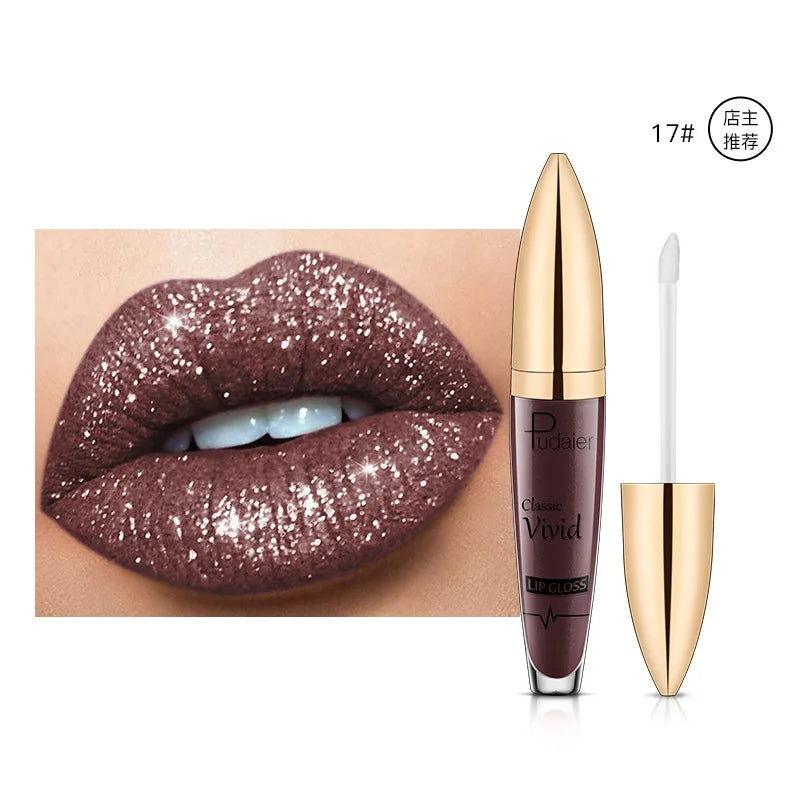 Shiny lipstick -