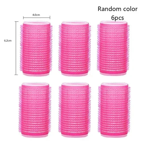 Hair Rollers Self Grip Hook Hair Curlers Heatless Roller Salon Dressing Curlers Jumbo Size Sticky Hair Styling Tools -