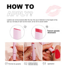 Handaiyan Long Lasting Lipstick Waterproof Moisturizing MIrror Watery Jelly Lip Stick Lip Plumper Lip Balm Makeup -