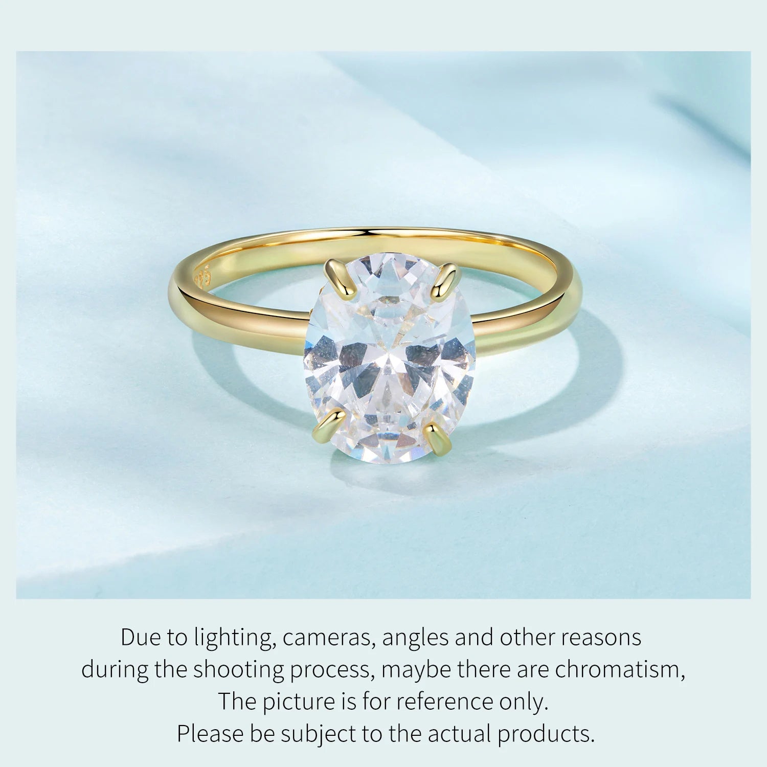 3.5CT Oval Cut Ring -