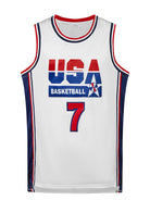 Men's Embroidered Team USA Basketball Jerseys (Throw Back) -