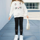 Casual 2-Piece Set Sweatshirt + Tight Leggings Set -